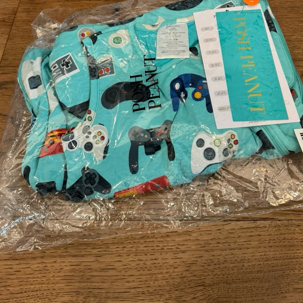 NWT Posh Peanut Gamer Sleepsack 6/18mo 1.0 tog
